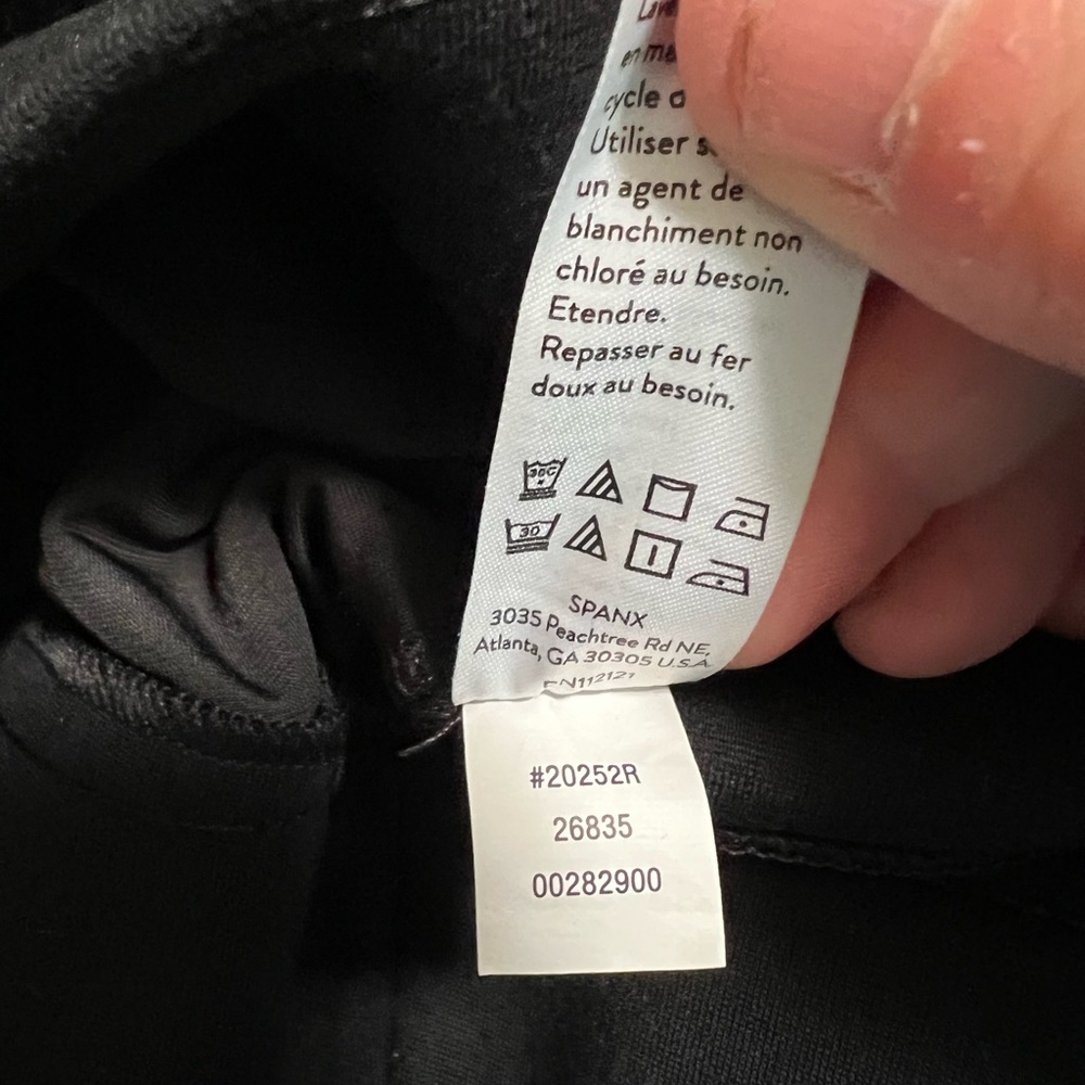 SPANX The Perfect Pant Trouser in Black Size Medium Petite - Picture 6 of 8